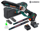 Piła łańcuchowa akumulatorowa 4.0Ah PRO gałęziówka 10"+ 8'' pilarka humberg
