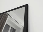 Lustro w Czarnej Aluminiowej Ramie Loft 6A 180X80 Lamele Bezkurzowe 800 mm 1800 mm