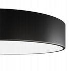 Lampa sufitowa Plafon cleo 400 Czarny 40 cm E27 oprawa okrągła, maksymalna moc źródła światła 24 w