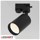 Oświetlenie Szynowe Listwa 3m Reflektor Lampa 5x GU10 Szynoprzewód 3x 1m system sufitowy czarny oprawy na żarówki bez