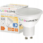 Zestaw 10x Żarówka LED GU10 7W=50W SMD 638lm Premium Nie Mruga Ciepła 3000K zamiennik halogenu, reflektorowa do opraw
