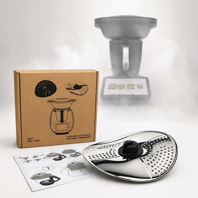 Osłona ostrza obieraczki do Thermomix TM7, TM6 i TM5 – do obierania warzyw srebrny