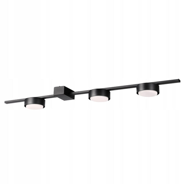 Lampa wisząca sufitowa 3x GX53 żyrandol loft nowoczesna czarna metalowa oprawa oświetleniowa, 3 źródła światła, wysokość 60 cm, do salonu