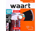 Waart tarcza diamentowa warkoczowa do cięcia gresu granitu 200mm 200x25,4 beton, cegła, kamień, materiały budowlane