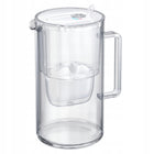Aquaphor - Dzbanek filtrujący Glass - 2,5l - biały do filtrowania wody pitnej, szklany, wkład B100-25, 1 wkład w