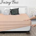 Polskie prześcieradło 100% bawełna z gumką 180X200cm + 25cm jakość premium do łóżka dwuosobowego, do sypialni