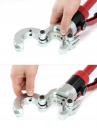 Praska zaciskarka do RUR PEX hydrauliczna matryce v+u+th 15-32MM + walizka instalacje wodne i grzewcze, ręczna