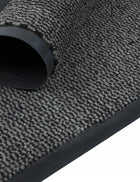 Wycieraczka e-floor tekstylna szara 80X200 CM na zewnątrz antypóślizgowa mata wejściowa pod drzwi, grubość 6 mm