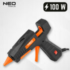 Pistolet do kleju na gorąco 100 w, 60 wkładów klejowych 7 MM etui NEO tools klejarka elektryczna, rękodzieło, naprawy