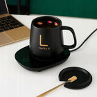 Podgrzewacz do napojów USB filiżanka łyżeczka zestaw do biura domu kubek ceramiczny 300 ml, kawa herbata, utrzymywanie