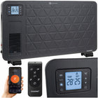 Grzejnik Elektryczny Konwektorowy 2300W KAMINER WiFi Energooszczędny Pilot 70 mm 43 mm grzewcza czarny