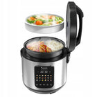 Multicooker parowar kombiwar garnek elektryczny frytownica 5l 5 l 860 w srebrny/szary