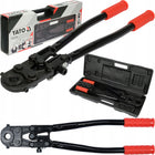Zaciskarka hydrauliczna yato praska pex-al-pex 3T + matryce "u" 16-25mm do rur wielowarstwowych, ręczna, wymienne