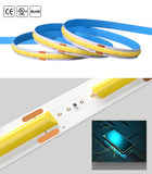 Taśma LED Neon COB 24V 5m 320 diod 6000K biała zimna homogeniczna 8mm rolka światło liniowe do podświetleń mebli i wnęk