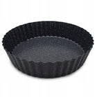Forma do Tarty z Wyjmowanym Dnem Blacha do Pieczenia Non-Stick Okrągła 24cm foremka do quiche, wypieków, metalowa