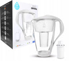 Dzbanek filtrujący szklany Dafi Crystal LED biały + 1 filtr Classic bezbarwny