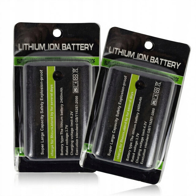 Bateria do poziomicy laserowej akumulator lasera krzyżowego 2400mAh 2 SZT niwelator, ogniwo wymienne, ładowalne