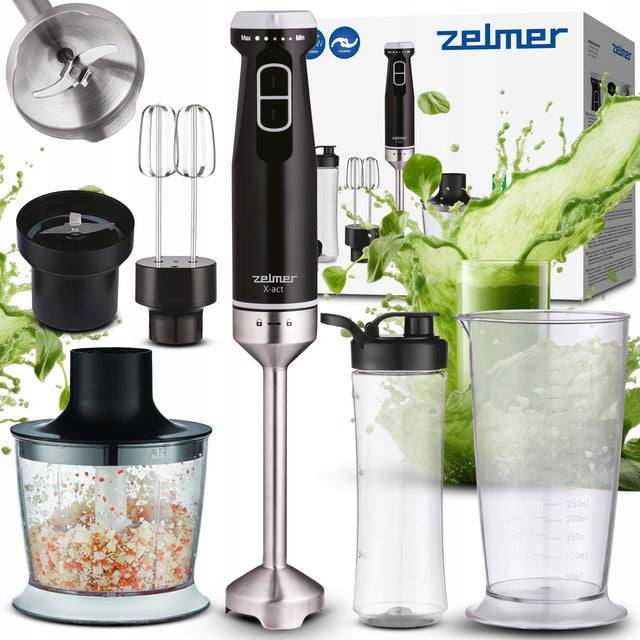 Blender ręczny Zelmer ZHB4643 X-act czarno-srebrny