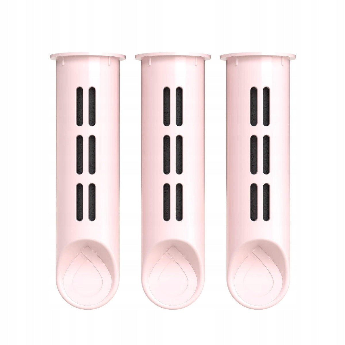 Zestaw 3 filtry do butelki filtrującej Dafi soft i solid baby pink wkłady oczyszczające wodę, wydajność 150 l, kolor