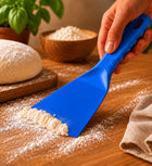 SZPACHELKA GIĘTKA SZPATUŁKA DO PIZZY DO CIASTA 10 cm POLIMEROWA NIEBIESKA plastikowa łopatka kuchenna do kremu, tortów