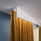 Listwa Karniszowa LED Maskownica Maskująca Osłona Gzyms Biała 300x10 cm 3m plastikowa zabudowa szyny sufitowej