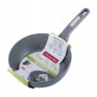 Patelnia głęboka granitowa gruba solidna 24 CM WOK GAZ indukcja kamille do smażenia i duszenia, możliwość mycia w