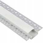 Profil Aluminiowy LED Podtynkowy Szeroki 20mm Wpuszczany Płyt kg regips 2m listwa do taśmy oświetleniowej, montaż w