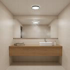 Plafon LED lampa sufitowa panel 18W 4000K czujnik ruchu natynkowy okrągła oprawa oświetleniowa czarna, neutralna biel
