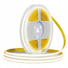 Taśma LED 12V COB 10m IP20 Światło 320LED/metr Mocna 4000K Biała Neutralna pasek świetlny do wnętrz, podświetlenie