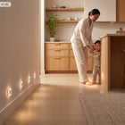 Oświetlenie schodowe oprawa lampka schodowa LED 230V Q30 BIAŁA PREMIUM kwadratowa 2W wymienne źródło światła do