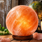 LAMPA SOLNA HIMALAJSKA 3 kg okrągła jonizator powietrza księżyc Luna 14cm
