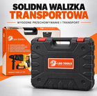 Wiertarka Młotowiertarka Akumulatorowa 2xAkumulator 36V Udarowa Walizka SDS do wiercenia w betonie, otwory do 24 mm