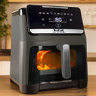 Frytkownica beztłuszczowa tefal Easy Fry Silence EY846HE 7l 1800W Air Fryer szary