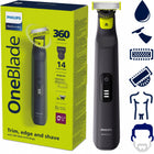 Philips OneBlade PRO 3w1 Elektryczna Maszynka Trymer Brody i Ciała + etui