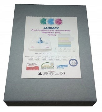 Prześcieradło nieprzemakalne 120/200 Jersey ochraniacz na materac z gumką, wodoodporny, na materac o grubości do 20 cm
