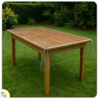 Cerata przezroczysta obrus plamoodporny 120x160cm wodoodporny 120 cm bezbarwny 1 szt.