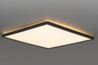 Plafon łazienkowy LED kwadrat hermetyczny 3 barwy mocny czarny nivera IP65 oprawa sufitowa 30 cm zasilanie sieciowe