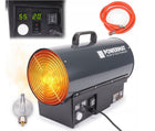 Nagrzewnica gazowa 25KW z termostatem LCD dmuchawa grzejnik + WĄŻ reduktor grzewcza