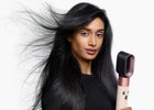 Multistyler Dyson Airwrap i.d. Straight+Wavy Aksamitna czerwień/Złoto lokówko-suszarka 1300 w czerwony