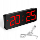 Zegar elektroniczny LED budzik zegarek z alarmem C stołowy 2.5 cm