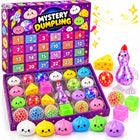 Kalendarz Adwentowy Gniotki Squishy 24 Dniowy Zestaw Prezent Świąteczny stojący
