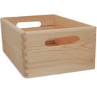 Pudełko drewniane skrzynia skrzynka pojemnik 30x40 organizer do przechowywania drobiazgów, brązowy, 30x20x13 cm