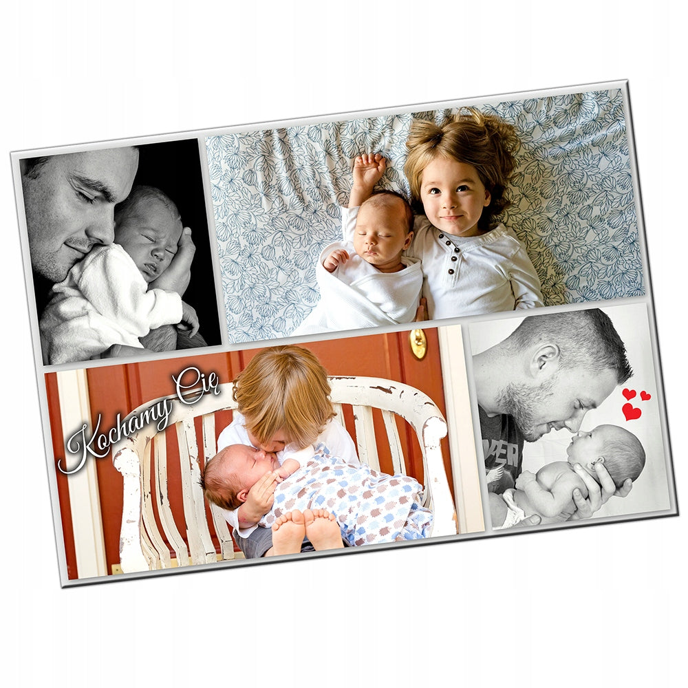 Foto magnes z twoim własnym nadrukiem zdjęciem na prezent duży 20x30 A4 personalizowana dekoracja lodówki do domu