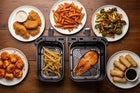 Frytkownica beztłuszczowa 11l airfryer 2700W Eldom FR220 duża podwójna czarny