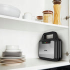 Opiekacz Gofrownica Panini do kanapek tefal UltraCompact SW383D10 3w1 nominalna srebrny/szary