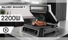 Grill Elektryczny Opiekacz Panini 2200W + Programator Czasu i Temp. + gofry nominalna