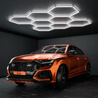 Lampa LED Hexagon Sufitowa Panel Oświetlenie Do Garaż Warsztat 313 x 298 cm plafon techniczny, zimna barwa światła