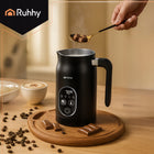 Spieniacz do Mleka Kawy Elektryczny Podgrzewacz 4w1 500W LED 270ml BPA free automat latte cappuccino, czarny dzbanek