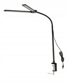 Lampka Biurkowa LED Na Biurko Szkolna Lampa Kreślarska do Biura 14W CCT ściemniana, z zaciskiem, czarna, 82 cm