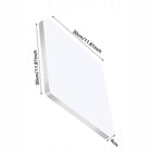 Lampa Sufitowa Plafon LED Łazienkowy Kwadratowy Nowoczesny 48W 6500K oprawa do wnętrz, zimna barwa światła, biała